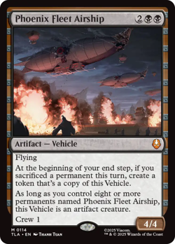MTG Phoenix Fleet Airship - Foil, NM-Mint, English Avatar: The Last Airbender - Image 1