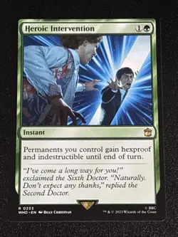 MTG Universes Beyond: Doctor Who Heroic Intervention 0233 NM Rare - Image 1