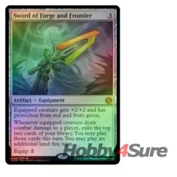 Foil Sword Of Forge And Frontier M/NM Magic MTG Phyrexia: All Will Be One - Image 1