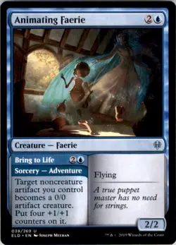 Throne of Eldraine #38 Animating Faerie - Image 1