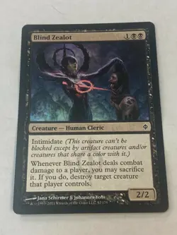 Blind Zealot - New Phyrexia - Magic the Gathering MTG Nice! - Image 1