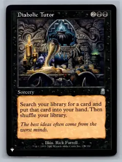 The List Reprints #129/350 Diabolic Tutor - Image 1