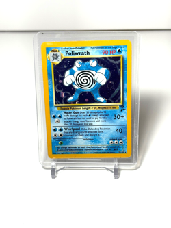 Poliwrath Pokemon TCG Base Set 2 Authentic PL Holo Foil Rare 15/130 - Image 1