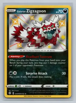 Pokemon Miscellaneous Cards & Products 119/202 Galarian Obstagoon Promo - Image 1