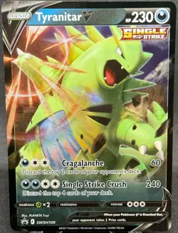 Pokemon TCG Tyranitar V Sword & Shield - Battle Styles SWSH109 - Read Desc. - Image 1