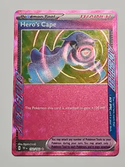 Hero's Cape 152/162 Sv05: Temporal Forces Holo Ace Spec Rare Pokemon TCG - NM - Image 1