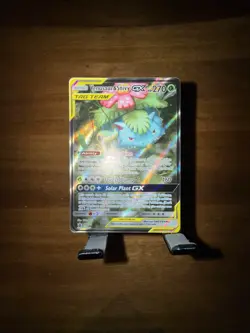 Pokemon TCG Venusaur & Snivy GX SM229 Full Art Tag Team Promo - Image 1