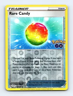 Rare Candy Reverse Holo Uncommon Pokemon GO 069/078 NM/LP - Image 1