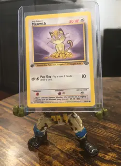 Meowth 56/64 1ST EDITION - 1999 Jungle Set - NM Near Mint - Pokemon TCG - Image 1