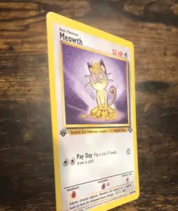 Meowth 56/64 1ST EDITION - 1999 Jungle Set - NM Near Mint - Pokemon TCG - Image 2