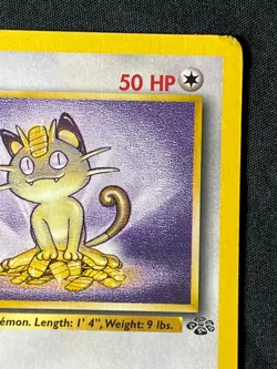 Pokemon TCG 1999 Meowth 56/64 1st Edition Jungle WotC Near Mint NM - Image 4