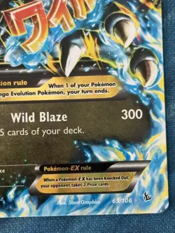 M Charizard EX Pokemon XY FLASHFIRE Holo Ultra Rare #69/106 NM / Near Mint - Image 4