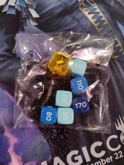 Set of Pikachu Dice - Pokemon Day 2024 - League Play! - Image 1
