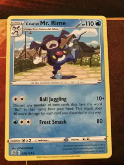 GALARIAN MR. RIME Pokemon TCG Battle Styles 35/163 - NM-Rare - Image 1