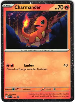 Charmander Cosmos Holo 47 Pokemon SV: Scarlet & Violet Promo - Image 1