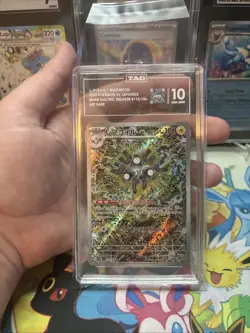 Pokemon Magneton Super Electric Breaker Japanese AR 112/106 TAG 10 Gem Mint - Image 1