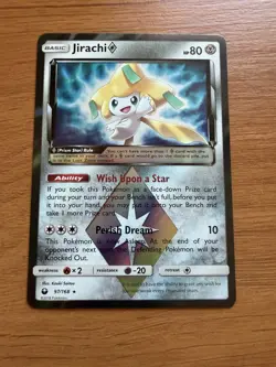Jirachi Prism Star 97/168 Sm-Celestial Storm Holo Rare Pokemon TCG - Image 1