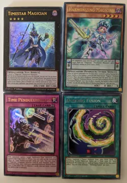 YuGiOh 45 Card Pendulum Magician Deck with 7 Card Extra Deck - Image 1