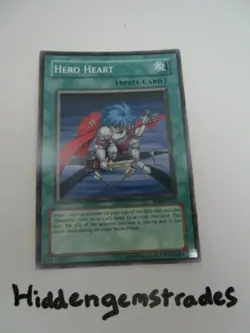 Yugioh! Hero Heart SOI-EN037 Common Unlimited Ed Near Mint!! - Image 1
