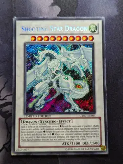 Yugioh Shooting Star Dragon CT07 EN004 Secret Rare - LP/MP - Image 1