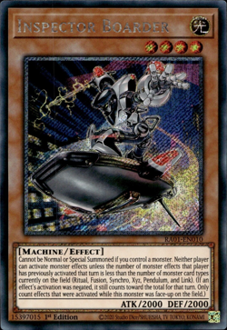 Inspector Boarder - Platinum Secret 1st Edition RA01-EN010 - NM - YuGiOh - Image 1