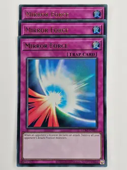 Yu Gi Oh - 3x LCKC-EN053 Mirror Force - Ultra Rare - Image 1