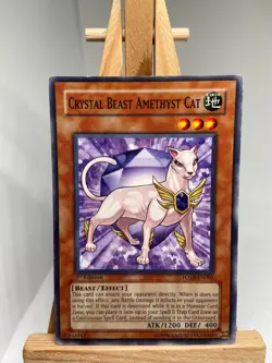 Crystal Beast Amethyst Cat - 1st Edition FOTB-EN002 - LP - YuGiOh - Image 1