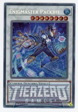 Yugioh PHNI-EN042 - Enigmaster Packbit - Secret Rare - Image 1