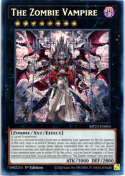The Zombie Vampire - MP23-EN024 - Prismatic Secret Rare - 1st Edition Yugioh - Image 1