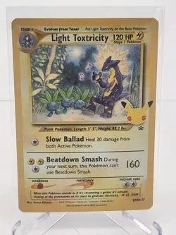 Light Toxtricity - SWSH137 Sword & Shield Black Star Promo Card - NM - POKEMON - Image 1