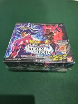 Dragon Ball Super Card Game REALM OF THE GODS Booster Box (24 Packs) SEALED - Image 1