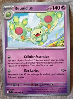 Pokemon Cards: Reuniclus 39/86 Uncommon Regular | S&V: Black Bolt - Pokemon TCG - Image 1