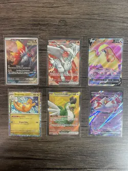 🔥 Pokemon Holo & EX Lot 💎 6-Card Bundle - Reshiram, Dragonite, Latias, More ✅ - Image 1