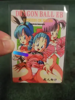 BULMA DRAGON BALL Z EB WAIFU ANIME CARD - Image 1