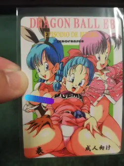BULMA DRAGON BALL Z EB WAIFU ANIME CARD - Image 2