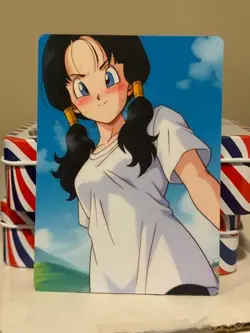 (V-2) Dragon Ball Videl Lewd Anime Doujin Waifu Card AGC CCG - Image 1