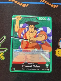 EXACT CARD PICTURED Kouzuki Oden Lead OP01-031 One Piece TCG Romance Dawn Non-F - Image 1