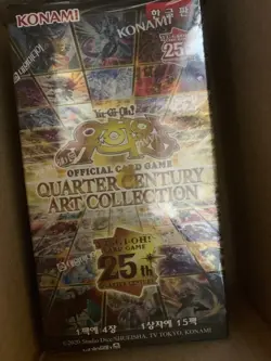 Yu-Gi-Oh cards Quarter Century Art Collection Booster Box Korean SEALED - Image 2