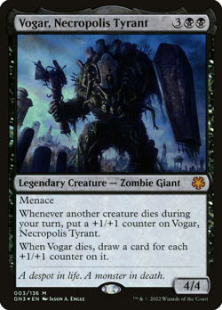 FOIL Vogar, Necropolis Tyrant [Game Night: Free-for-All] M/NM MTG Magic - Image 1