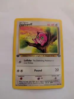 1999 Pokemon Jigglypuff Jungle 1st Edition 54/64 - Image 1