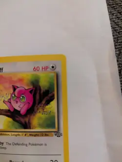 1999 Pokemon Jigglypuff Jungle 1st Edition 54/64 - Image 4