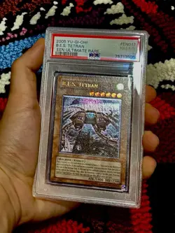PSA 8 YuGiOh B.E.S. Tetran EEN-EN017 Ultimate Rare Elemental Energy EURO NM+ - Image 4
