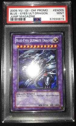 Yu-Gi-Oh! Blue-Eyes Ultimate Dragon, JMP-EN005, SCR, Limited, Englisch, PSA 9 - Image 1