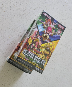 Yu-Gi-Oh OCG Rush Duel God's Breath Wing Triple Build Pack Korean SEALED BOX - Image 2