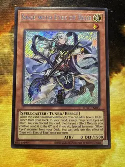 Sage with Eyes of Blue LCKC-EN015 Secret Rare Holo Foil Yugioh Mint! - Image 4