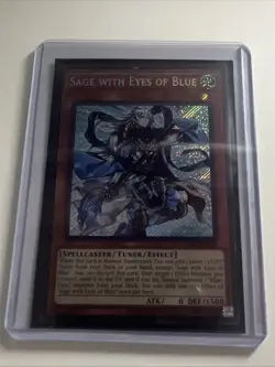 Sage with Eyes of Blue LCKC-EN015 Secret Rare Holo Foil Yugioh Mint! - Image 1