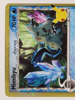 PROMO HOLO Mimikyu SWSH136 NM / M - Celebrations Sword Shield Pokemon Card - Image 2