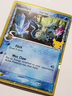 PROMO HOLO Mimikyu SWSH136 NM / M - Celebrations Sword Shield Pokemon Card - Image 3