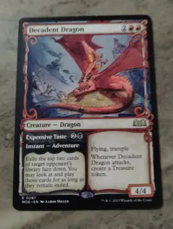 Decadent Dragon (Showcase) Wilds of Eldraine Regular - Image 1