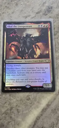 Akul the Unrepentant Outlaws of Thunder Junction Foil - Image 1